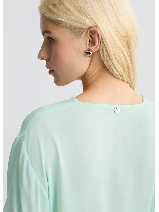 Liu Jo Liu Jo Blusa CA5374TS066X0687 Verde Regular Fit