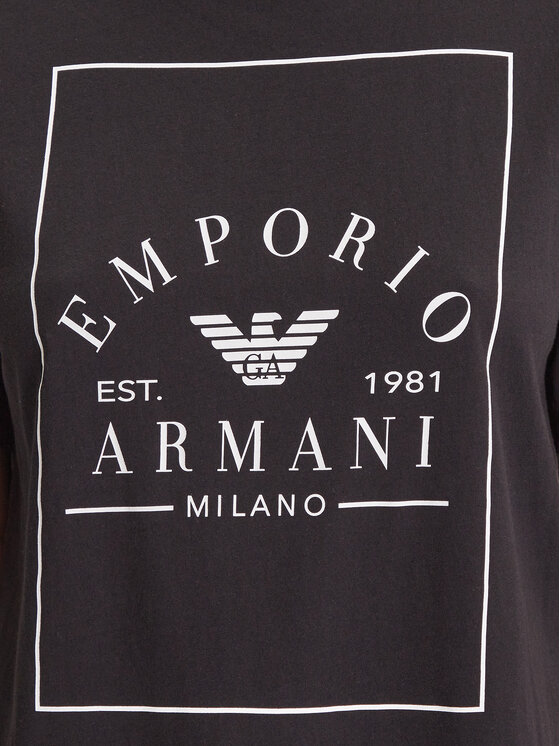 Emporio Armani Underwear Emporio Armani Underwear T-Shirt EW000553 AF10887 UC001 Czarny Loose Fit