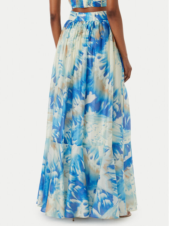 Marciano Guess Marciano Guess Maxi sukně G6GD18 W1988 Modrá Regular Fit