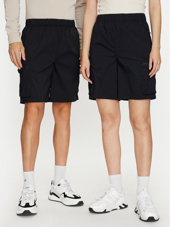 Rains Rains Sportovní kraťasy Tomar Shorts 19310 Černá Regular Fit