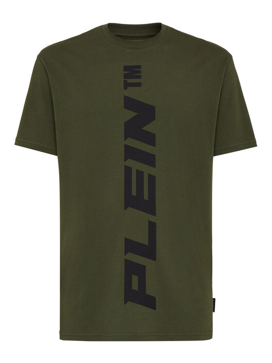 PHILIPP PLEIN PHILIPP PLEIN T-Shirt 3991 Zielony Regular Fit