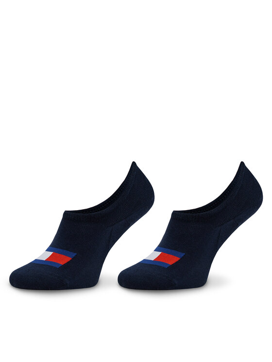 Tommy Hilfiger Zeķes-pēdiņas unisex 701228224 Tumši zils