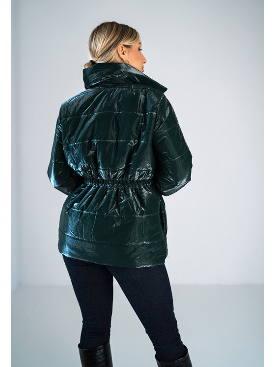 FIGL FIGL Kurtka zimowa M933 Zielony Regular Fit