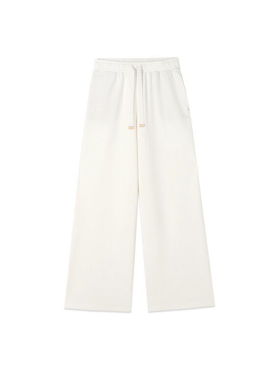 Oltre Oltre Pantaloni di tessuto P842J002433N011 Bianco Boy Fit