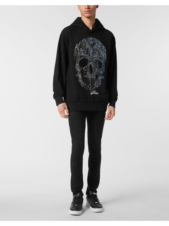 PHILIPP PLEIN PHILIPP PLEIN Bluza 26919 Czarny Regular Fit