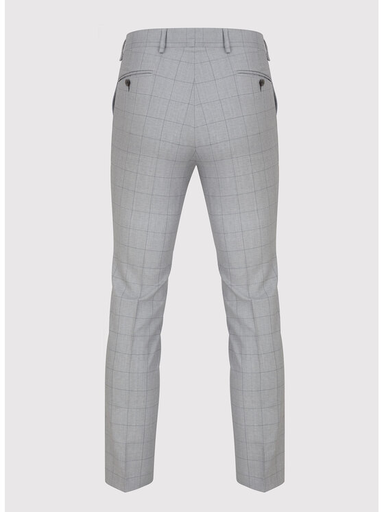 Pako Lorente Pako Lorente Spodnie garniturowe P23SP-6G-015 Szary Slim Fit
