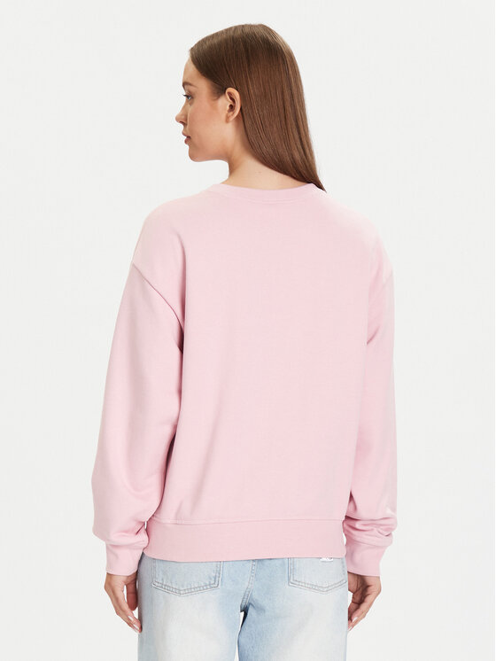 Calvin Klein Jeans Calvin Klein Jeans Majica dugih rukava Monologo LV047B234G Ružičasta Relaxed Fit