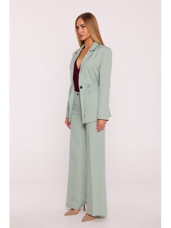 Made of Emotion Made of Emotion Marynarka M873 Zielony Modern Slim Fit
