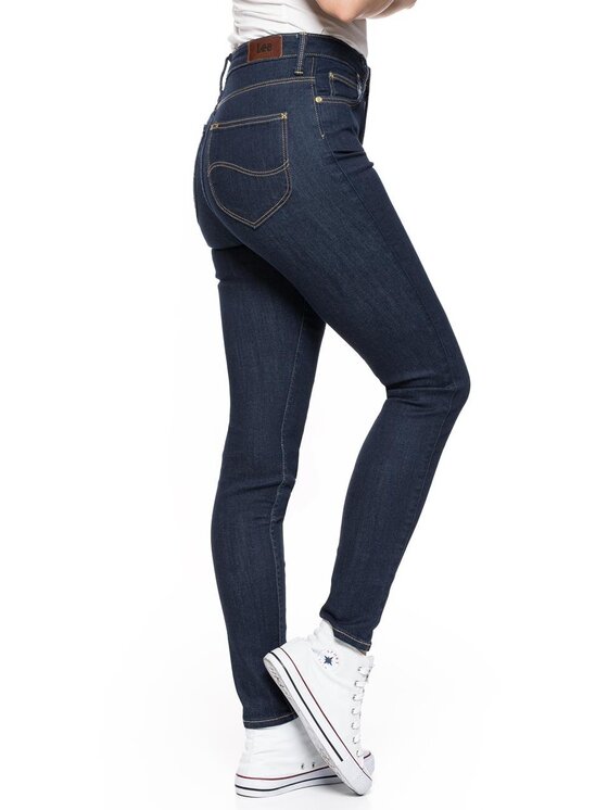Lee Lee Jeansy SKYLER Niebieski Skinny Fit