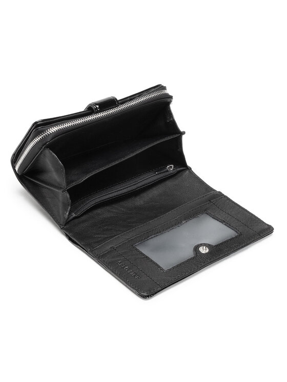 Semi Line Semi Line Große Damen Geldbörse P8229-0 Schwarz