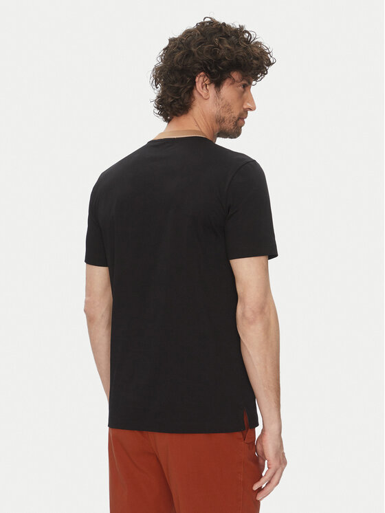 BOSS BOSS T-Shirt H-Tessler 199 50531793 Czarny Slim Fit