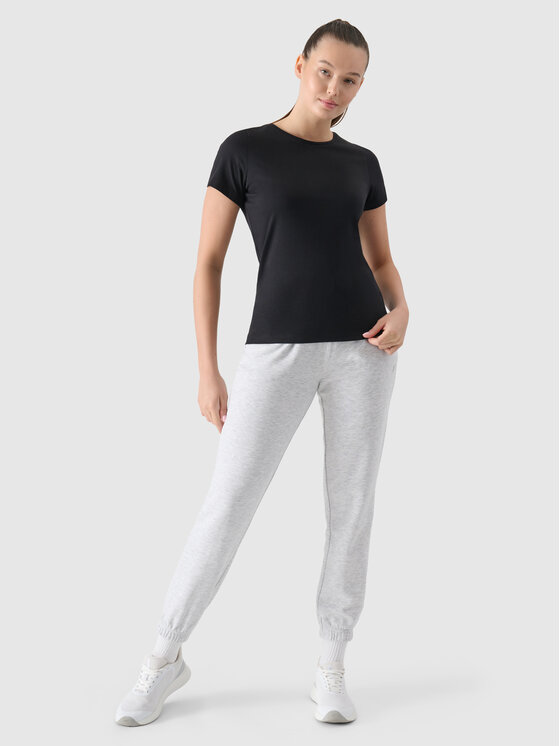 4F 4F T-Shirt COMMON GROUND Czarny Slim Fit