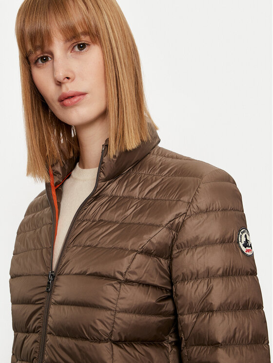 Jott Jott Kurtka puchowa P000WDOW02-808_S Brązowy Regular Fit