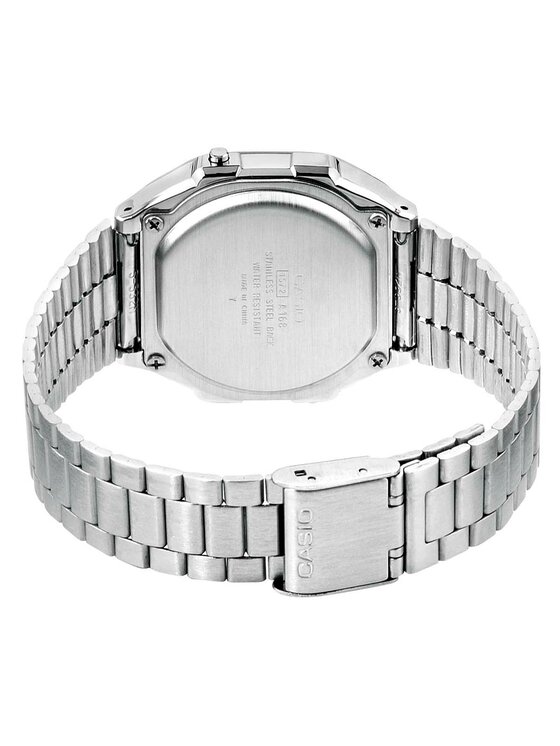 Casio Casio Uhr Vintage A168WA-1YES Silberfarben