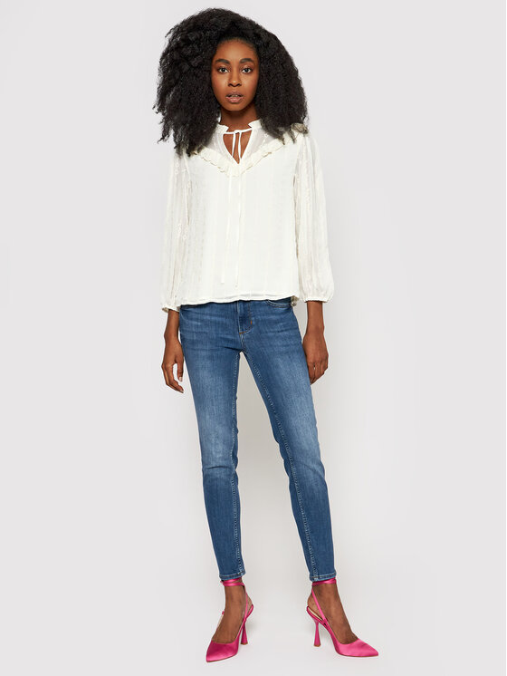 Blusa WA1237 T5960 Beige Relaxed Fit