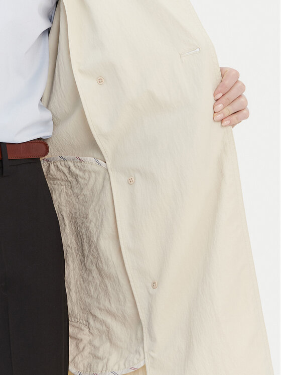 Tommy Hilfiger Tommy Hilfiger Trenčkot WW0WW45632 Béžová Oversize