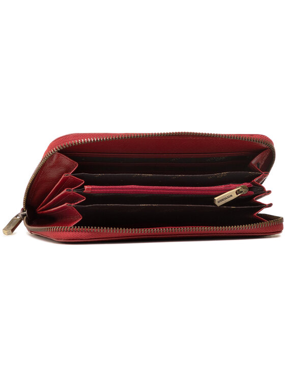Portafoglio grande da donna 21-1-104-3 Rosso