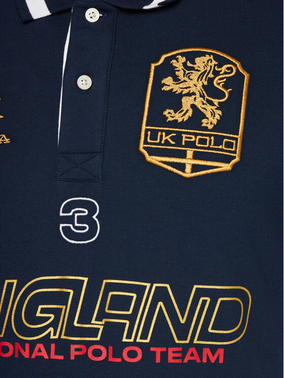 La Martina La Martina Polo marškinėliai YMP605 PK001 Tamsiai mėlyna Regular Fit