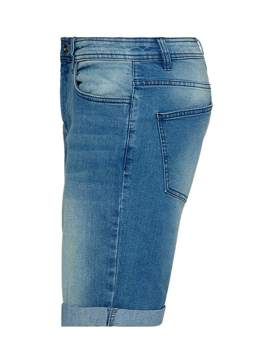 TeeShoppen TeeShoppen Szorty jeansowe 'Perform Collection' Niebieski Regular Fit