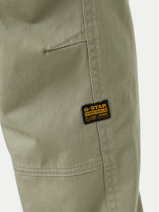 G-Star Raw G-Star Raw Auduma bikses Rovic D02190-5126 Zaļš Tapered Fit