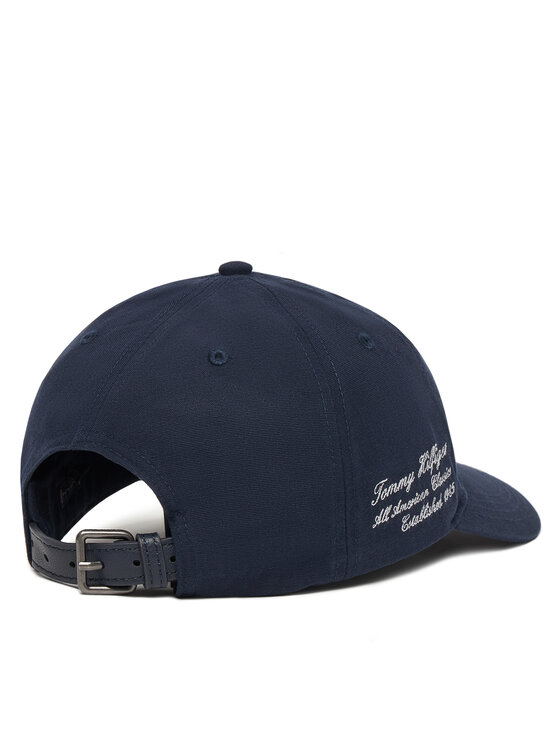 Tommy Hilfiger Tommy Hilfiger Kapa s šiltom AM0AM13430 Mornarsko modra