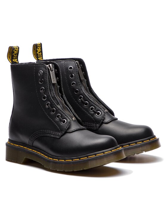 Dr. Martens Dr. Martens Αρβύλες 1460 Pascal Frnt Zip 23863001 Μαύρο