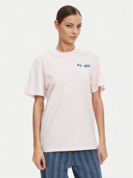 HUGO HUGO Tričko Vintage Tee 50537239 Svetloružová Relaxed Fit