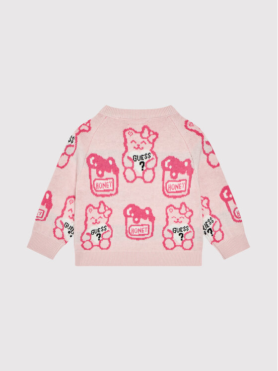 Guess Guess Sweater H1YT01 Z2S40 Rózsaszín Regular Fit