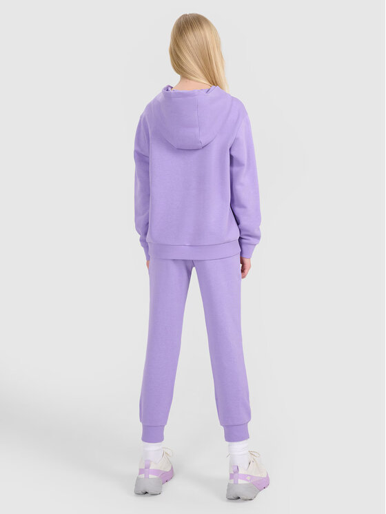 4F 4F Spodnie dresowe 4FJWSS25TTROF1099-51 Fioletowy Regular Fit