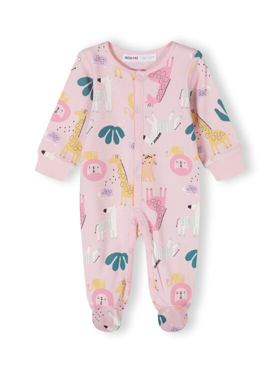 minoti minoti Pajac 24babypack13 Fioletowy Regular Fit