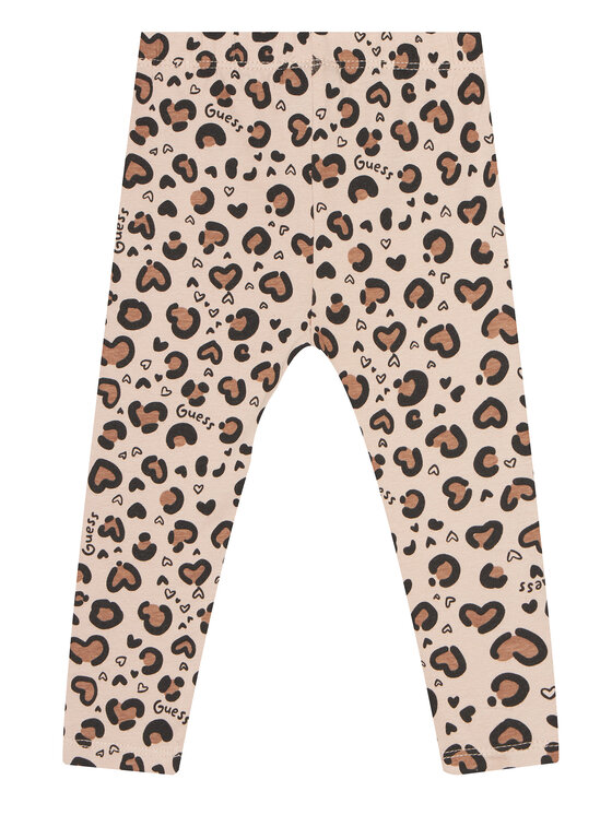 Guess Guess Komplet bluzka i legginsy A5BG02 J1314 Czerwony Regular Fit