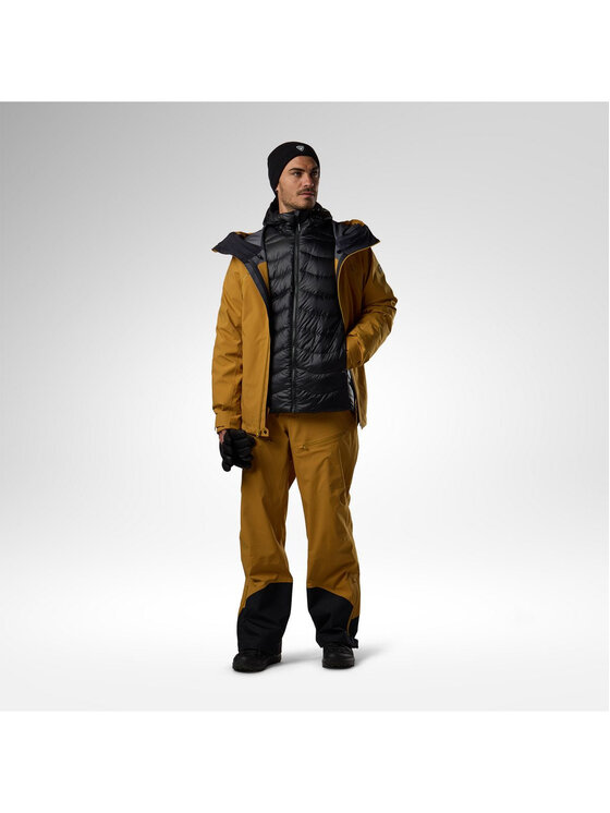 Rossignol Rossignol Kurtka puchowa M Verok Down Hoodie Jacket Czarny Regular Fit