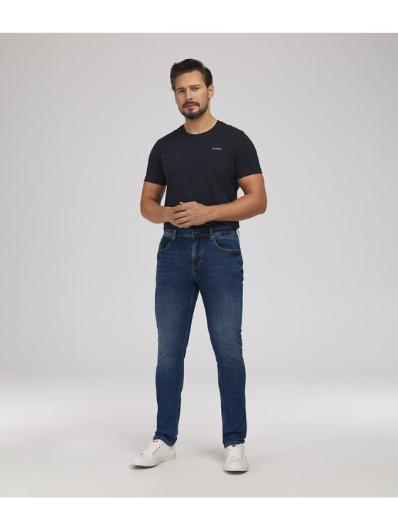 Lee Cooper Lee Cooper Jeansy JEANS M DENZEL 2287 DARK USED Niebieski Regular Fit