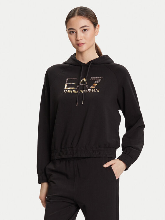 EA7 Emporio Armani EA7 Emporio Armani Tepláková souprava 7W000687 AF12502 UC001 Černá Regular Fit
