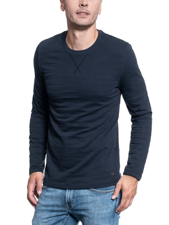 Mustang Mustang T-Shirt ADRIAN C Niebieski Slim Fit
