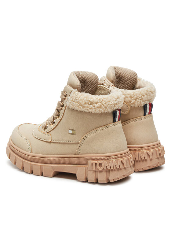 Tommy Hilfiger Tommy Hilfiger Planinarske cipele Lace-Up Bootie T1A5-33597-1628 M Bež