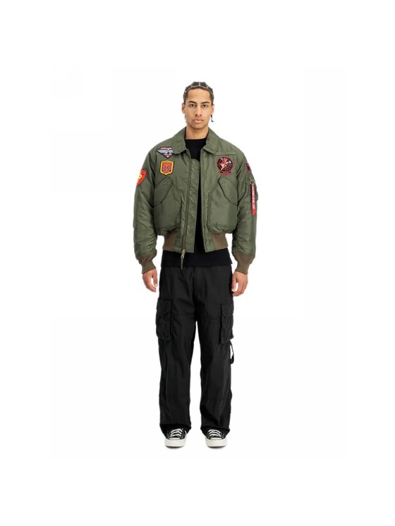 Alpha Industries Alpha Industries Kurtka bomber AI.268135 Zielony Core Fit