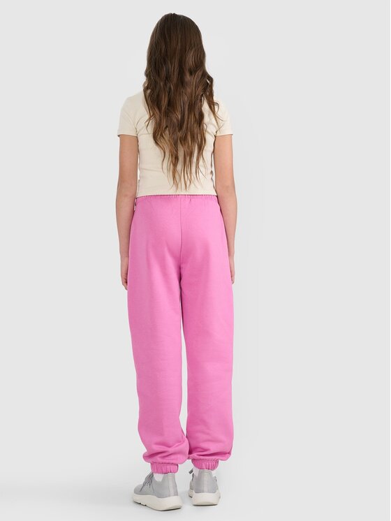 4F 4F Pantaloni da tuta 4FJRAW25TTROF1616-54S Rosa Regular Fit