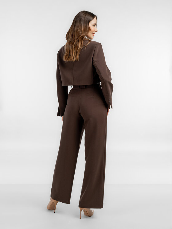 Salme Salme Garnitur Emily Brązowy Regular Fit