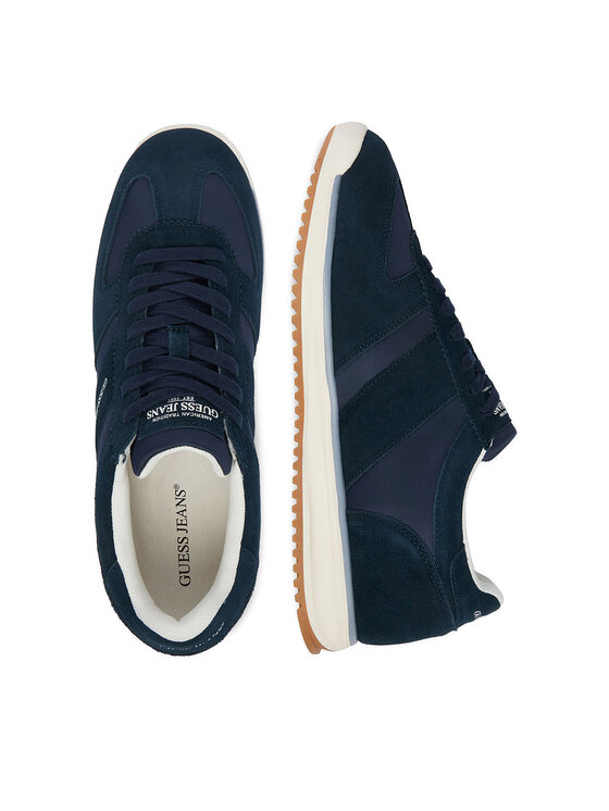 Guess Jeans Guess Jeans Sneakersy EO-DELAND-01 WE Granatowy