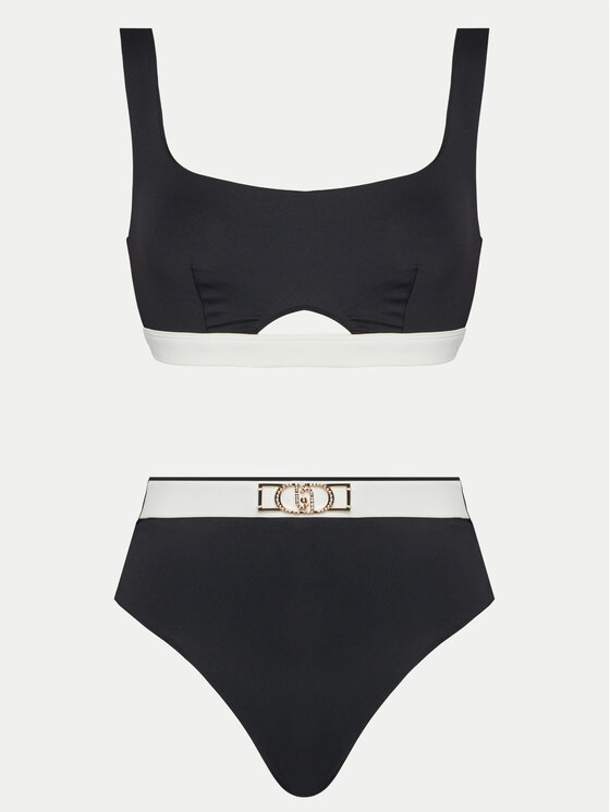 Dámské Plavky Liu Jo Beachwear, Velikost:2C, Barva: Černá, VA5075 J6447