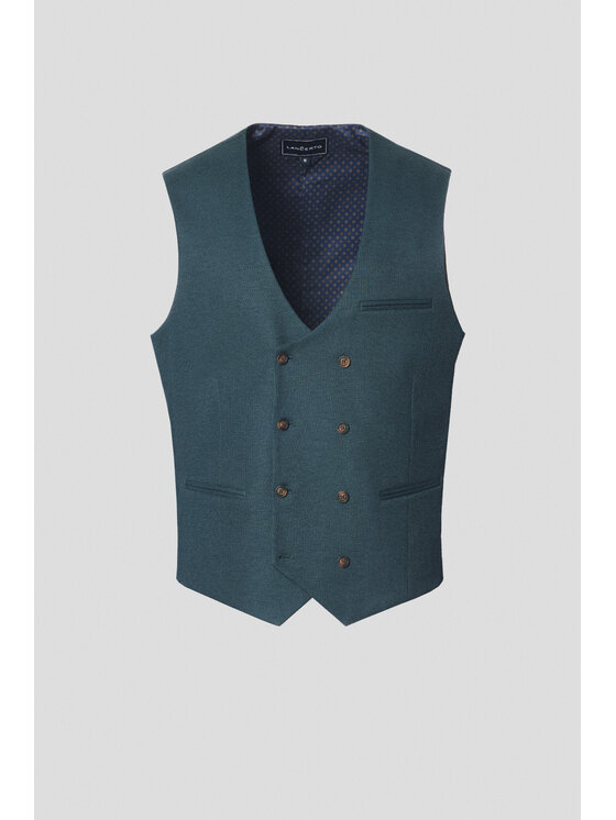 Lancerto Lancerto Kamizelka Sorgono KA131125000002 Zielony Slim Fit