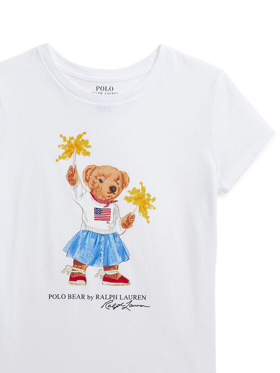 Polo Ralph Lauren Polo Ralph Lauren Tricou 313942856001 Alb Regular Fit