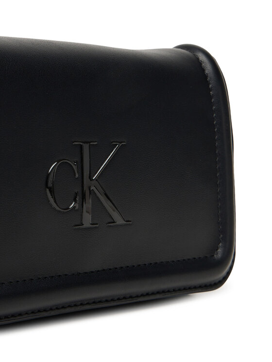 Calvin Klein Calvin Klein Τσάντα Bold Ck Flap Crossbody LV04F1027G Μαύρο