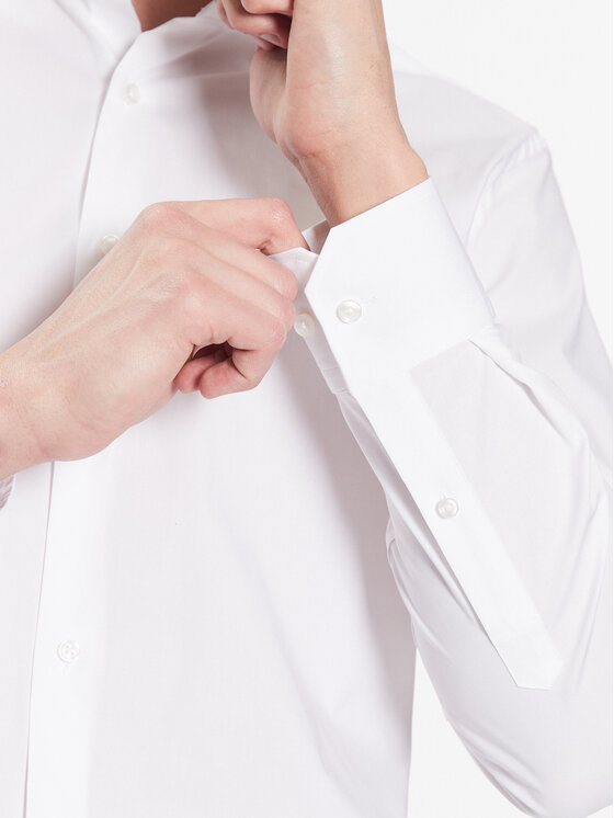 BOSS Boss Košeľa 50473265 Biela Regular Fit