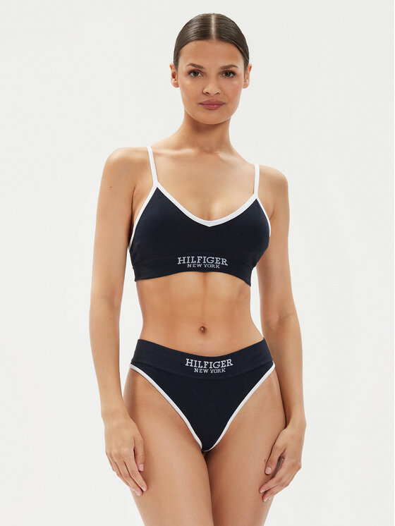 Tommy Hilfiger Tommy Hilfiger Stringi UW0UW05219 Granatowy