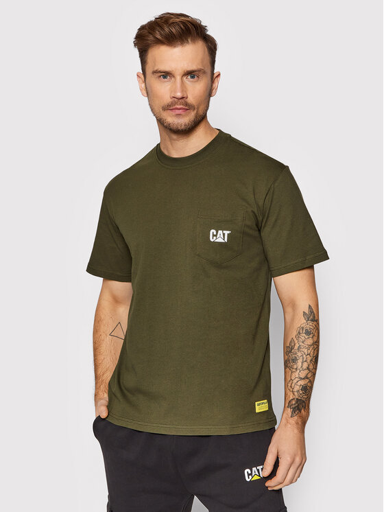 CAT Footwear CAT Footwear T-shirt 2511868 Verde Regular Fit
