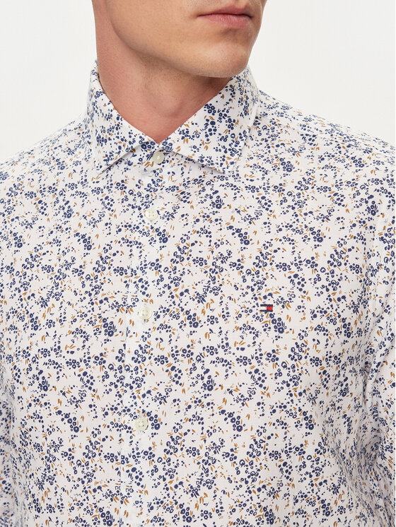 Tommy Hilfiger Tommy Hilfiger Camicia MW0MW34631 Bianco Slim Fit