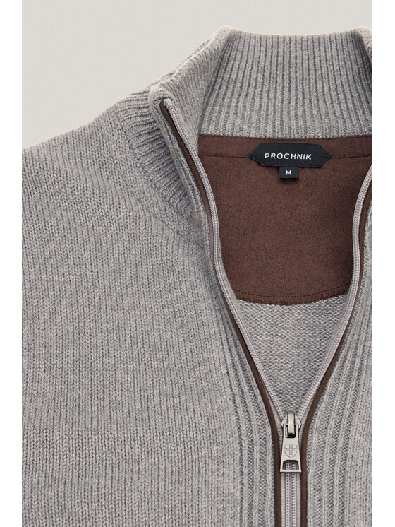 Próchnik Próchnik Kardigan PM15 SW073225000025 Szary Regular Fit