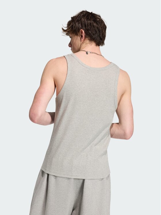 adidas adidas Tank top 164740 Szary Regular Fit